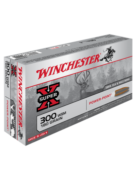 Winchester 300wsm 180grains power point