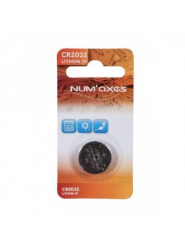 Piles CR2032 lithium Num'axes