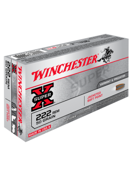 WINCHESTER 222 REM 50grains Jacketed Soft Point