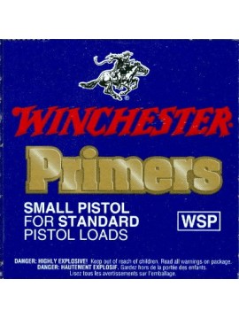 Amorçes WINCHESTER PRIMER PISTOL SMALL REGULAR 1-1/2