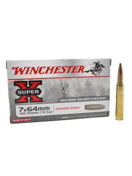 Munitions WINCHESTER 7X64 POWER POINT 10.5g 162GR