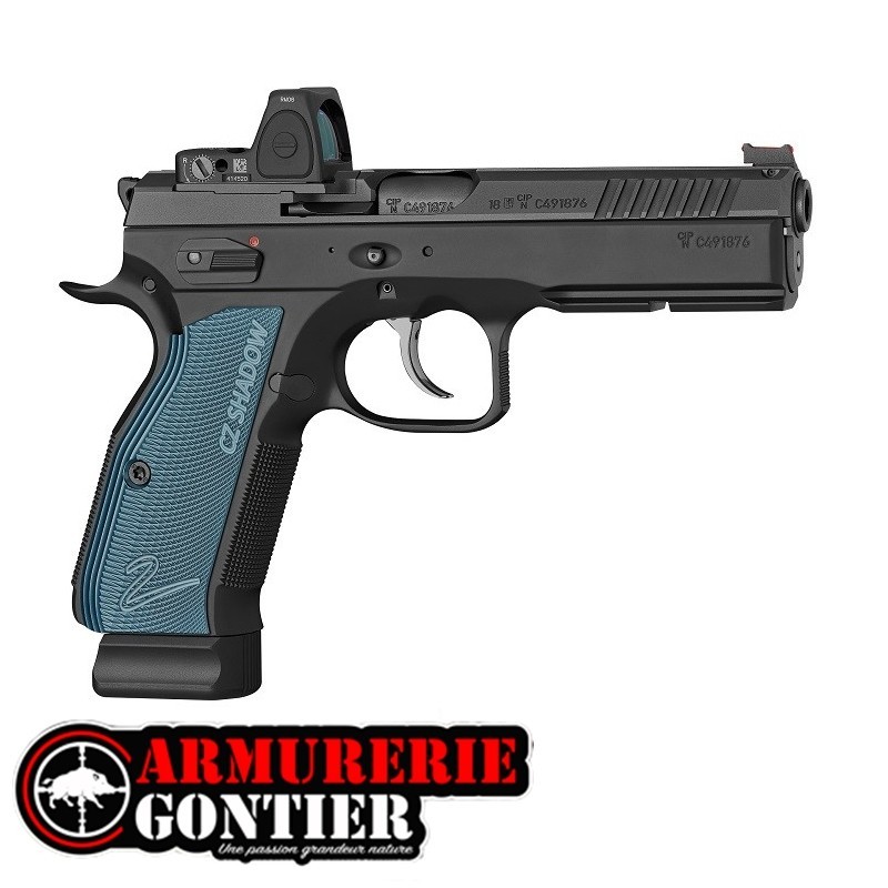 Pistolet  CZ SHADOW 2 OPTIC READY 9X19 www.armureriegontier.fr