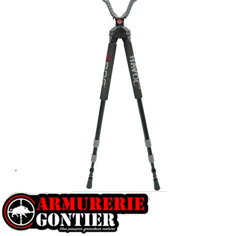 Baton bipied pour la chasse BOG Havoc Bipod www.armureriegontier.fr