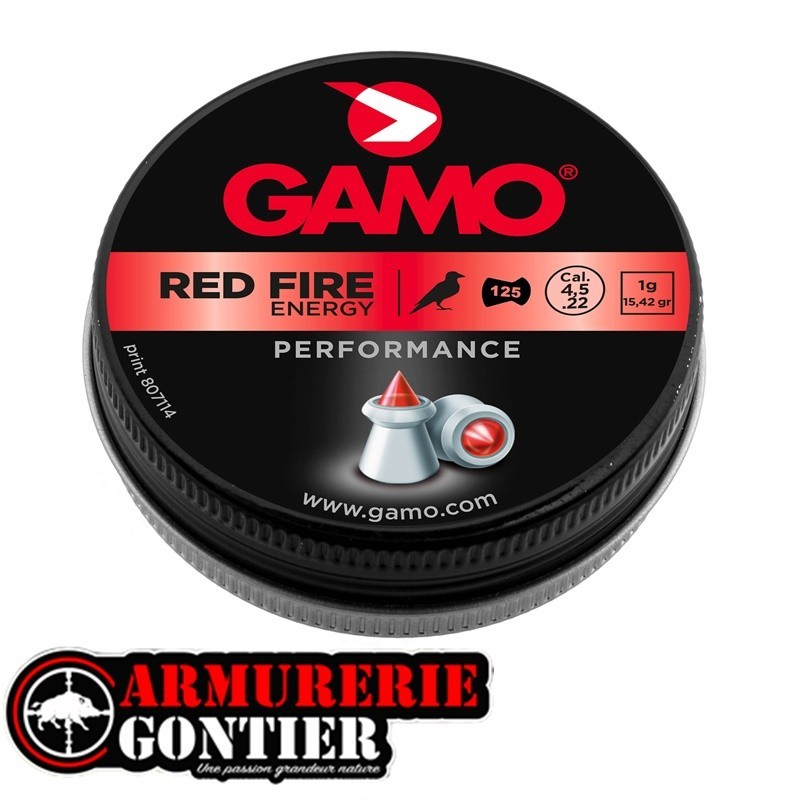 Plombs GAMO Pro Magnum tête pointue cal. 5,5 mm 1.0g www.armureriegontier.fr