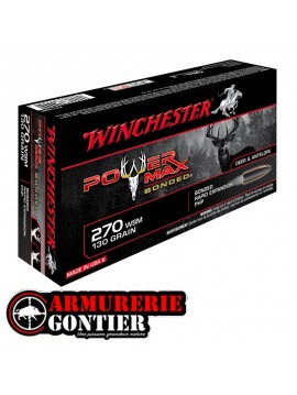MUNITIONS WINCHESTER 270 WSM 130gr Power-Max Bonded