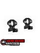jeu de colliers HAWKE  rail weaver Precision Steel 25.4mm haut