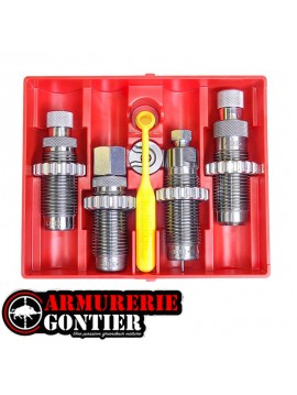 Lee Precision jeux de 4 outils carbure Deluxe pour calibres d'armes de poing 38sp/357mag