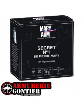 Cartouches MARY ARM LE SECRET N°1  12/70/35 N°6  Bourre à Jupe