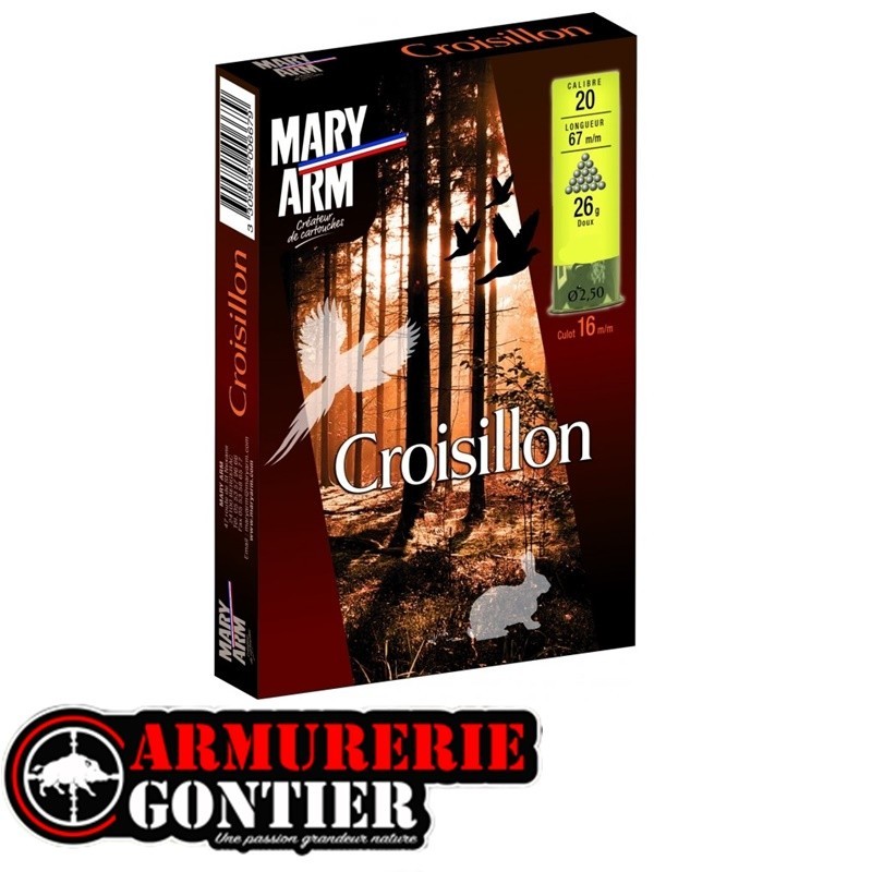 Cartouches MARY ARM  CROISILLON 20/67/26  N°7