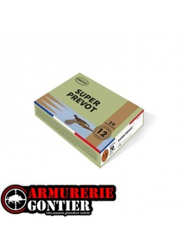 Cartouches Cartouches PREVOT SPECIALE BECASSE 12/70 36G  DUO 9+8 DISCO Bourre Grasse