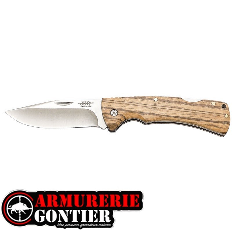 Couteau pliant Bois de Zebrano  JKR 0884