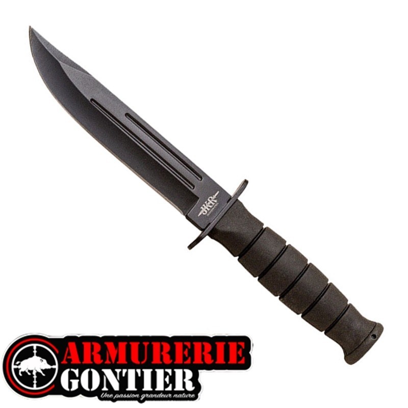 Couteau de Combat JKR 0771 – Lame Noire & Manche ABS