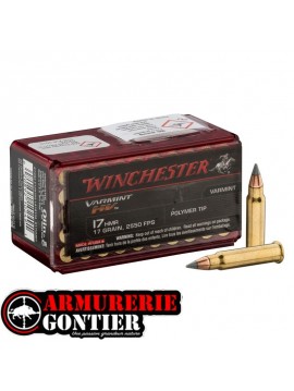  Munitions WINCHESTER 17HMR VARMINT 17GR V-MAX
