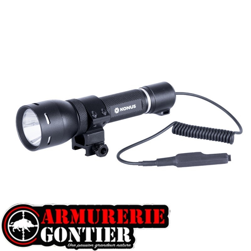LAMPE TACTIQUE KONUS KONUSLIGHT RC-8 RECHARGEABLE 1000 LUMENS