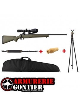 Pack Mossberg Patriot spécial renard 243 - canon 56cm fileté