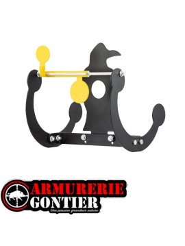 Cible mobile sur pivot corbeau Cal 4.5 mm
