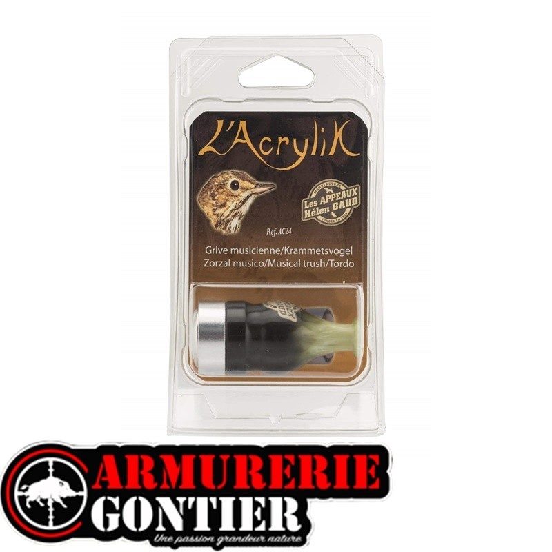 Appeau grive musicienne akrylik  - Helen Baud