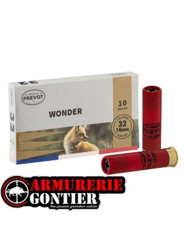 Cartouches PREVOT  balles Wonder - Cal. 14 mm