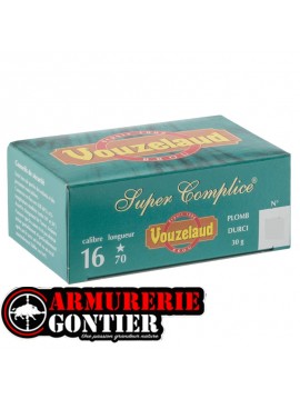 Cartouches VOUZELAUD Super Complice 16/70 30 g  bourre jupe