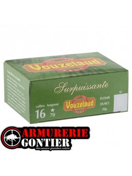 Cartouches VOUZELAUD Surpuissante 16/70 30 g  bourre jupe