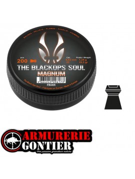 Plombs The Black Ops Soul MAGNUM Cal. 5,5 mm 1.25g 19.30gr  X200