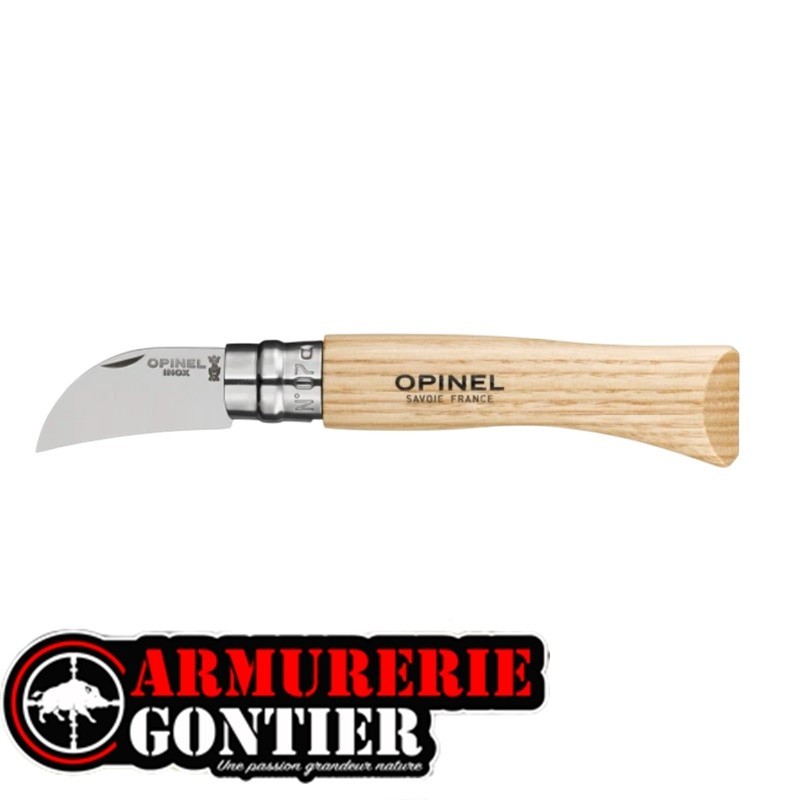 Couteau à châtaigne/ail OPINEL N°07  lame INOX manche HÊTRE