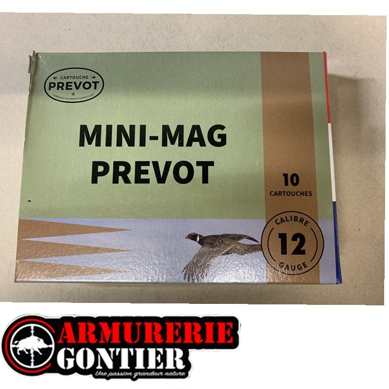 Cartouches PREVOT MINI MAG 42g 12/70 N°8D/9 bourre jupe