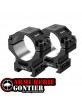 DISCOVERYOPT 7075 – jeu de 2 Colliers de montage Ø30 mm – Picatinny – Hauteur 1.45" / 37 mm