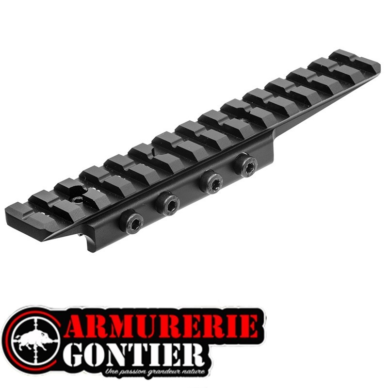 UTG – Adaptateur Universel Dovetail vers Picatinny – 9/11 mm vers 21 mm