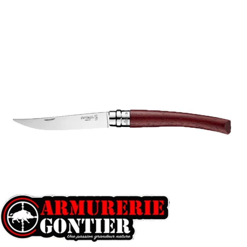 Couteau OPINEL lame effilé manche Padouk