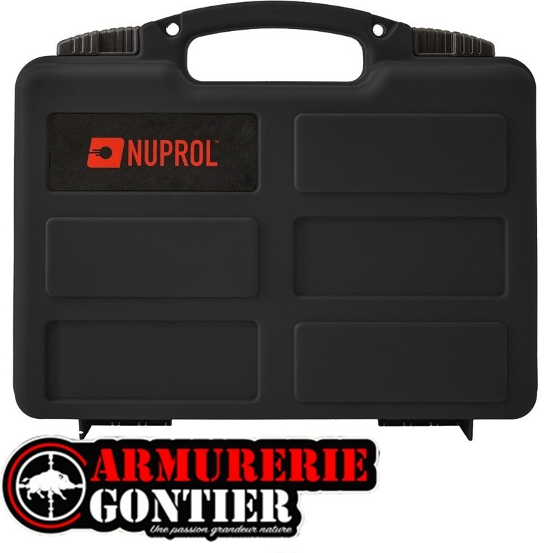 Mallette NUPROL 31X25X8 NOIRE MOUSSE VAGUE