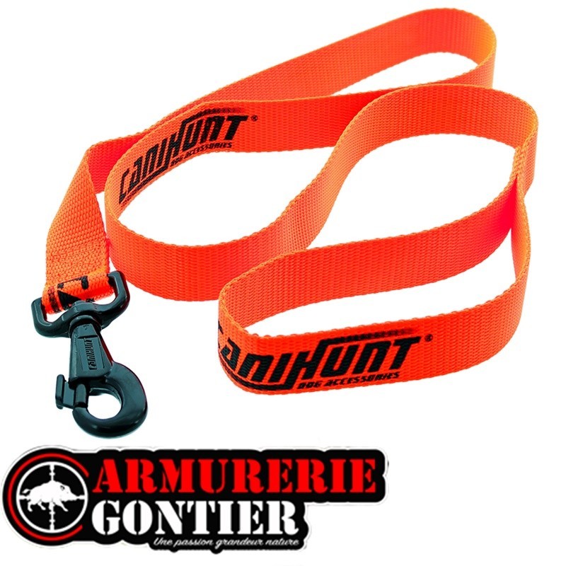 Laisse pour chien HUNTER FIRST simple plate 2,5 x 0.25 x 120 cm Orange