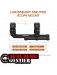 Montages  cantilever multi-compatibles DISCOVERYOPT  monobloc 0 MOA 30 mm/34 mm pour rail Picatinny