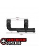 Montages  cantilever multi-compatibles DISCOVERYOPT  monobloc 0 MOA 30 mm/34 mm pour rail Picatinny