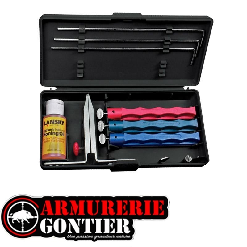 KIT D'AIGUISAGE LANSKY STANDARD 3 PIERRES