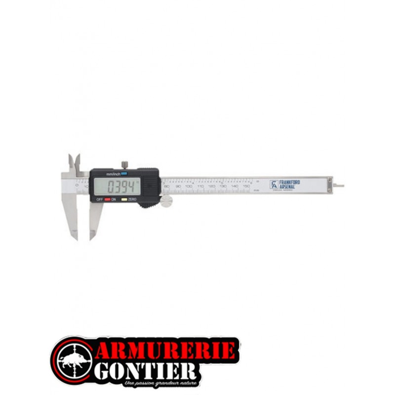 Frankford Arsenal® Electronic Caliper – Pied à coulisse électronique de précision pour le rechargement