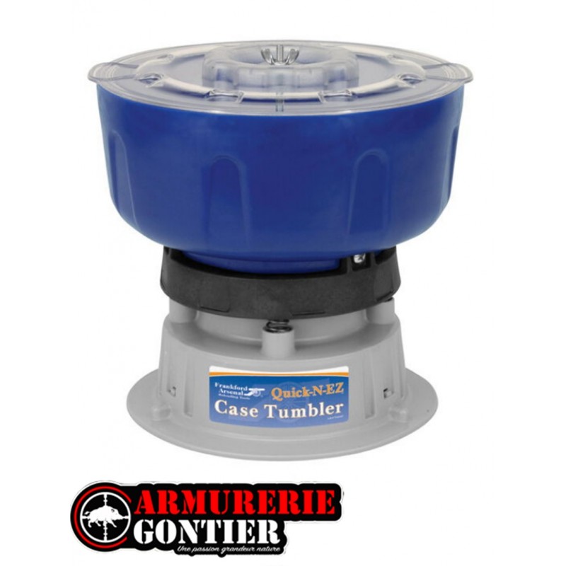 Frankford Arsenal® Quick-N-EZ Case Tumbler – Nettoyeur d’étuis complet, rapide et efficace