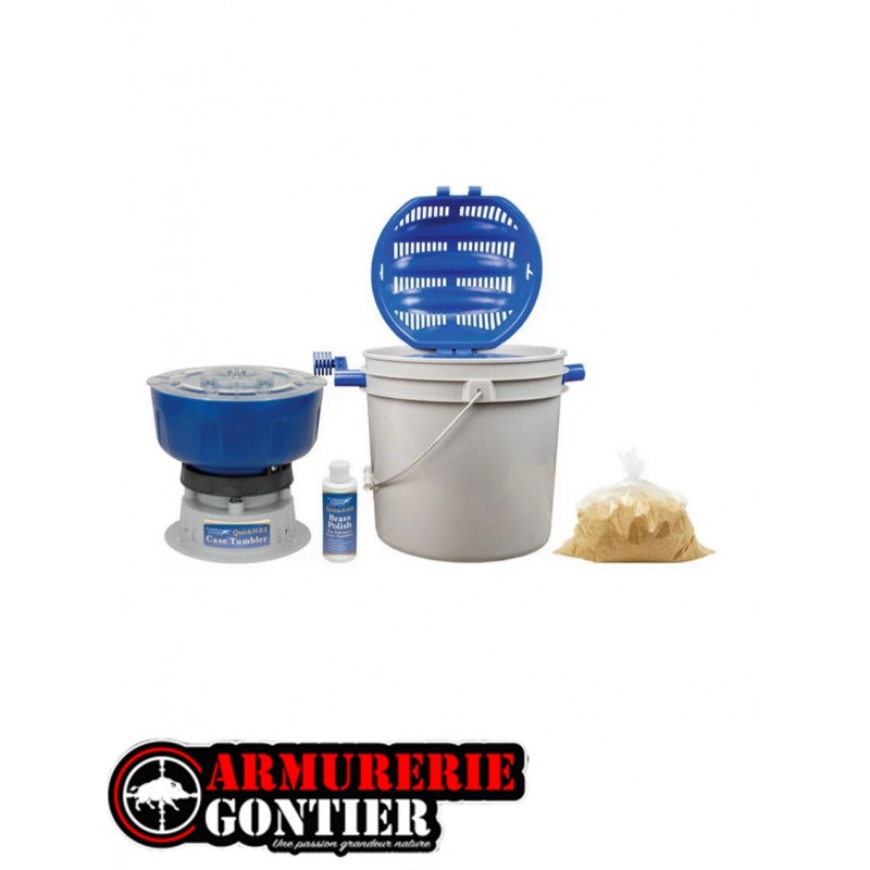 Frankford Arsenal® Quick-N-EZ Case Tumbler – Nettoyeur d’étuis complet, rapide et efficace