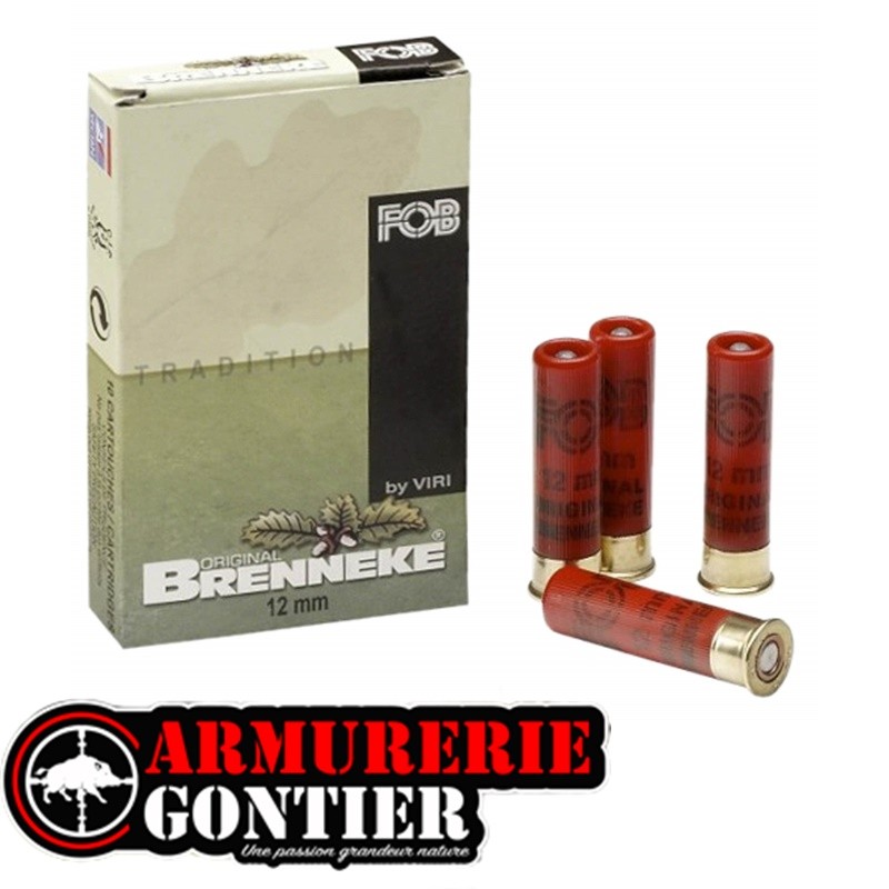 Cartouches FOB BRENNEKE 12MM