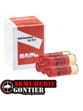 Lot de 5 cartouches Mini Balle Gomm-Cogne SAPL  12/67