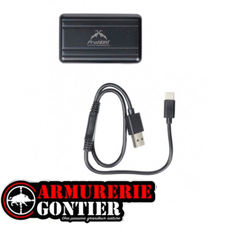 PROHUNT  1 BATTERIE 3500 mAh POUR GANTS-ECHARPE- CHAUSSETTES PHAC055
