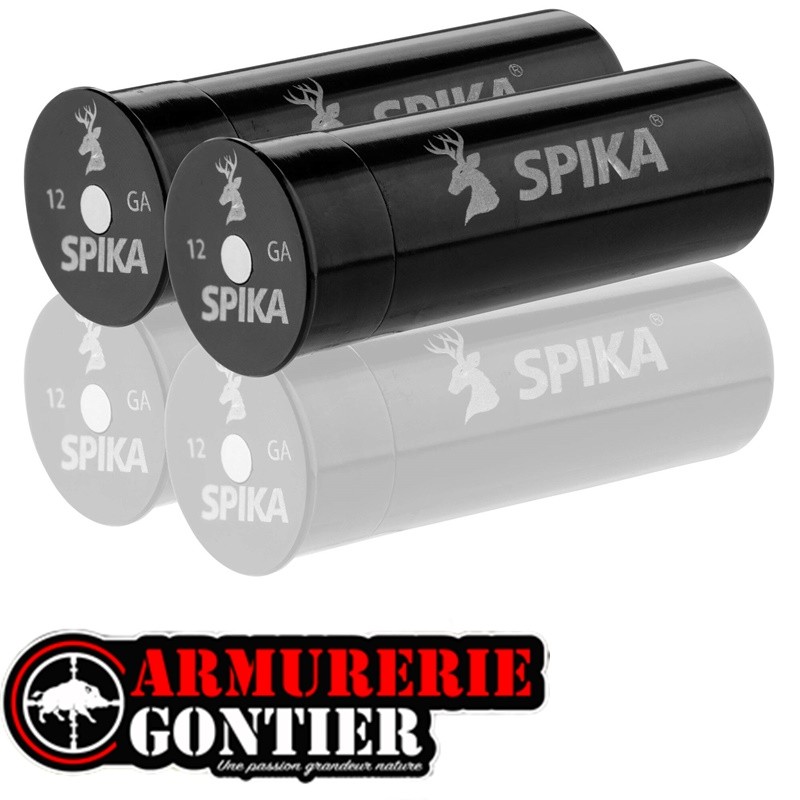 Douilles amortisseurs Spika anodisées noires Calibre 12