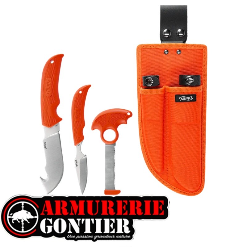 Set de chasse Walther Hunter Knife Set – 2 couteaux + scie