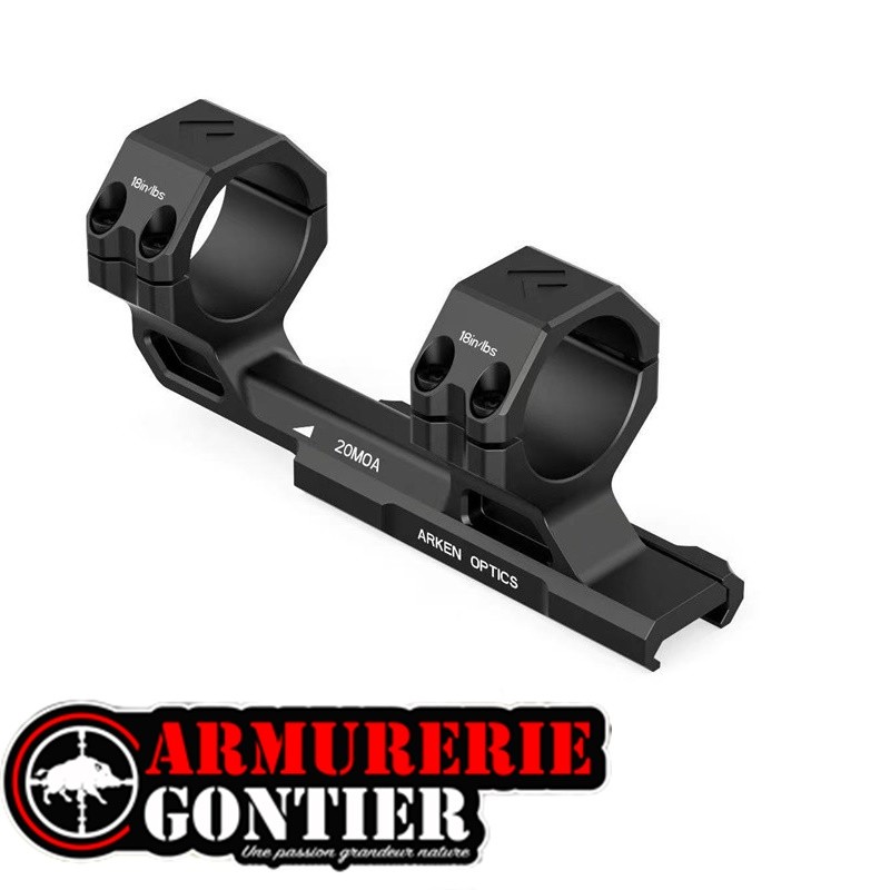Arken Optics Rigid Precision Mount 20 MOA 34mm – Montage monobloc cantilever haute précision