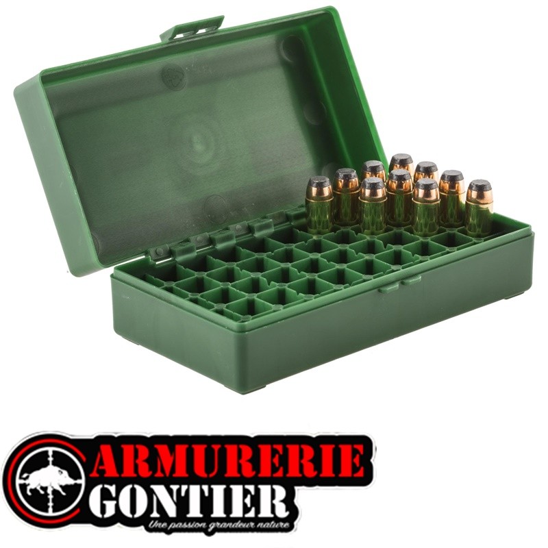 Boîte de rangement 50 cartouches  MEGALINE 44mag /45 LC