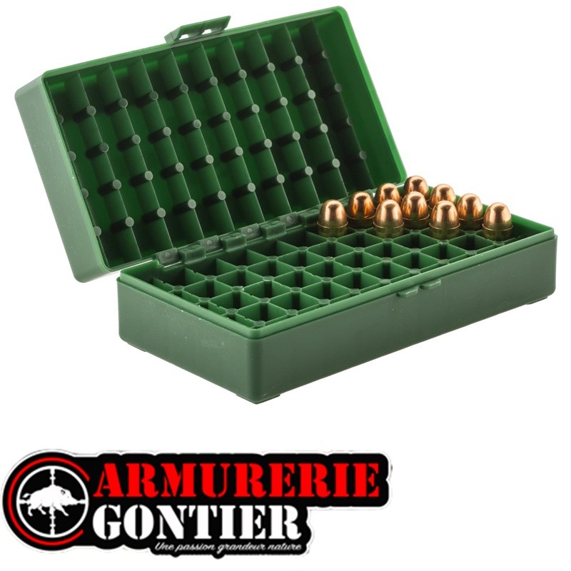 Boîte de rangement 50 cartouches  MEGALINE 45 acp
