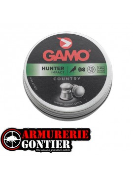 Plombs GAMO hunter impact 6.35 1.41G/21.75gr X200