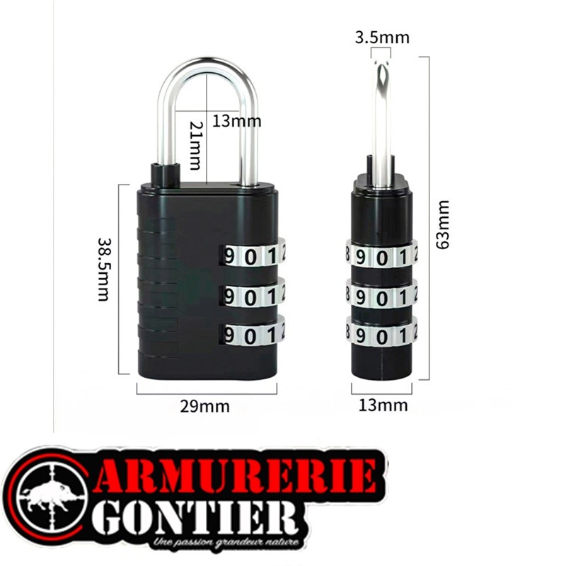 Verrou de fourreau à code PROHUNT