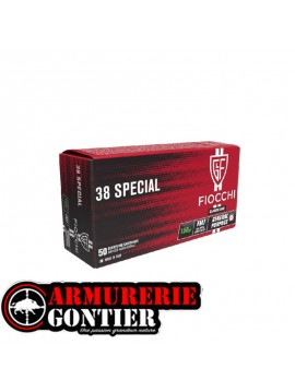 Munitions Fiocchi .38 special FMJ 158 Grains – Boîte de 50