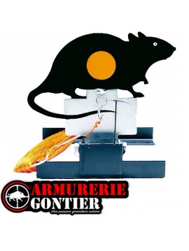 Cible Métallique Gamo Rat – Cible Basculante avec Remise à Distance
